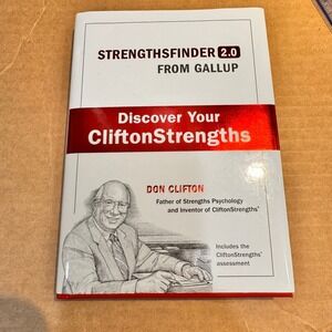 NEW Hardcover Clifton Strengths Finder 2.0 From Gallup Book W/ Assessment